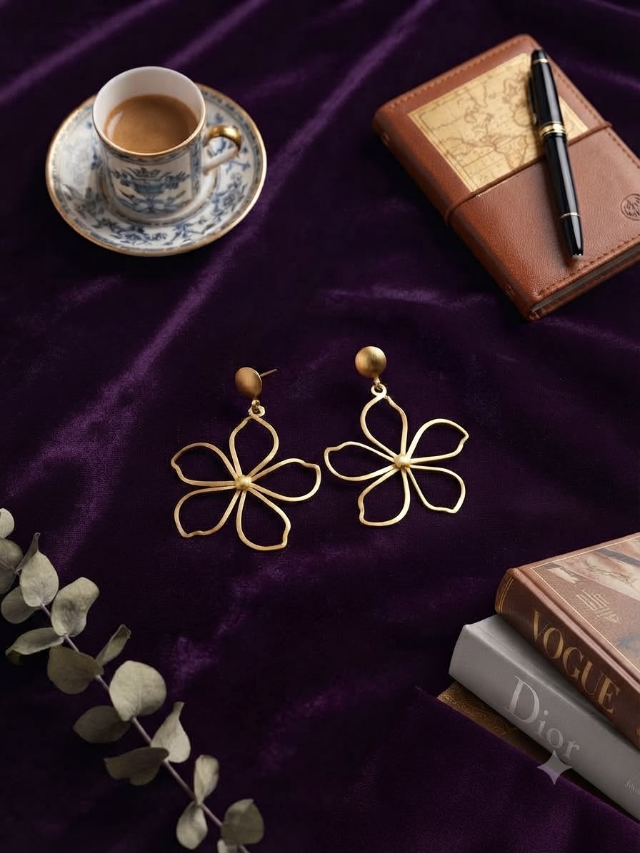 Handmade Floral Earrings