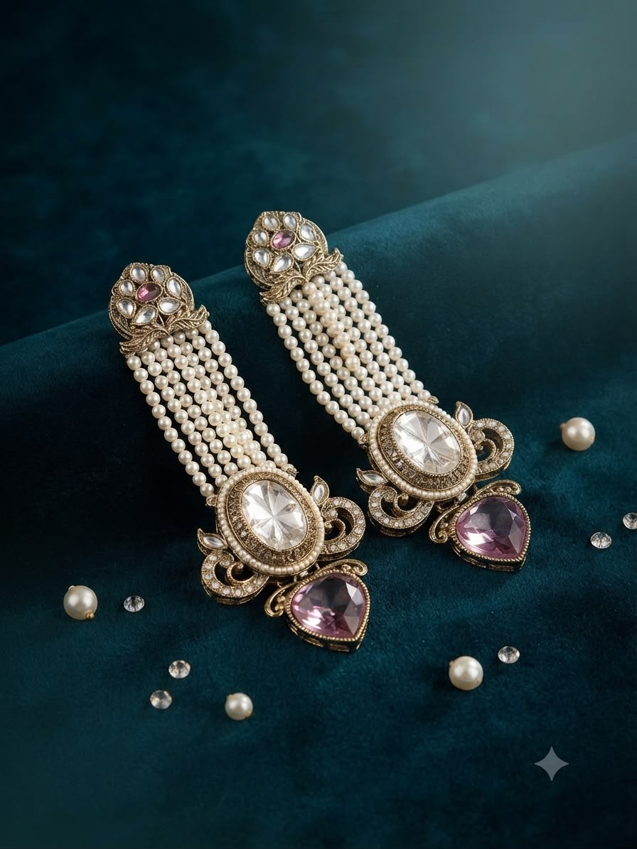 The Royal Pearl Drop Earrings