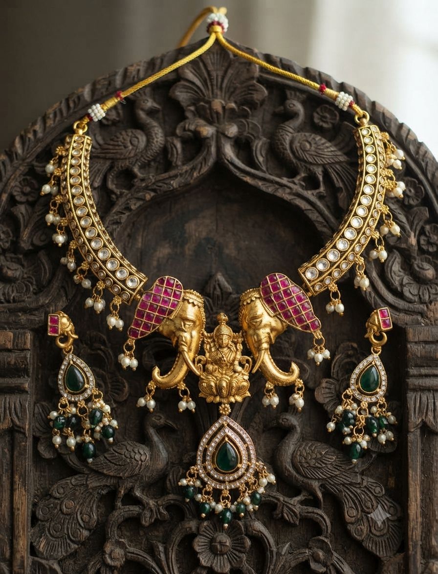 Royal Temple Emerald Set