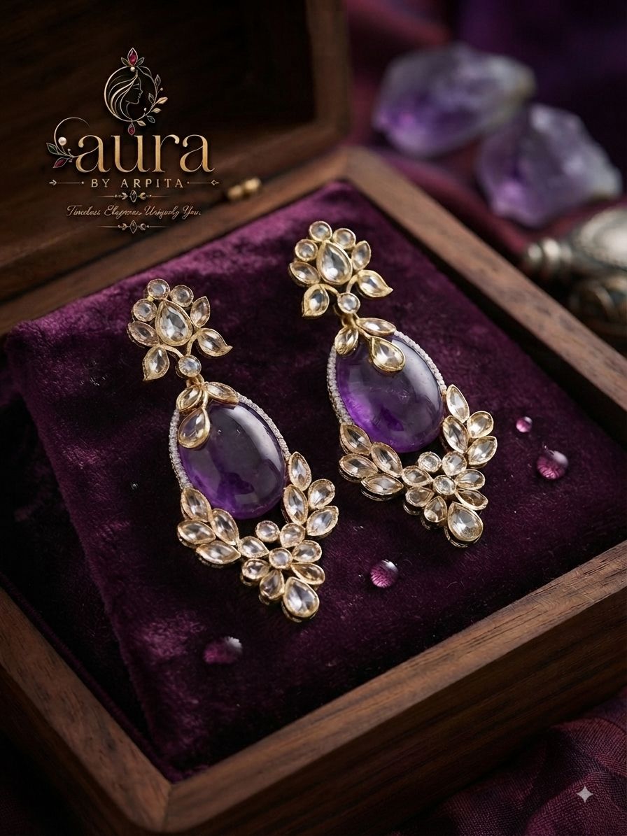 Amethyst Bloom Earrings ✨